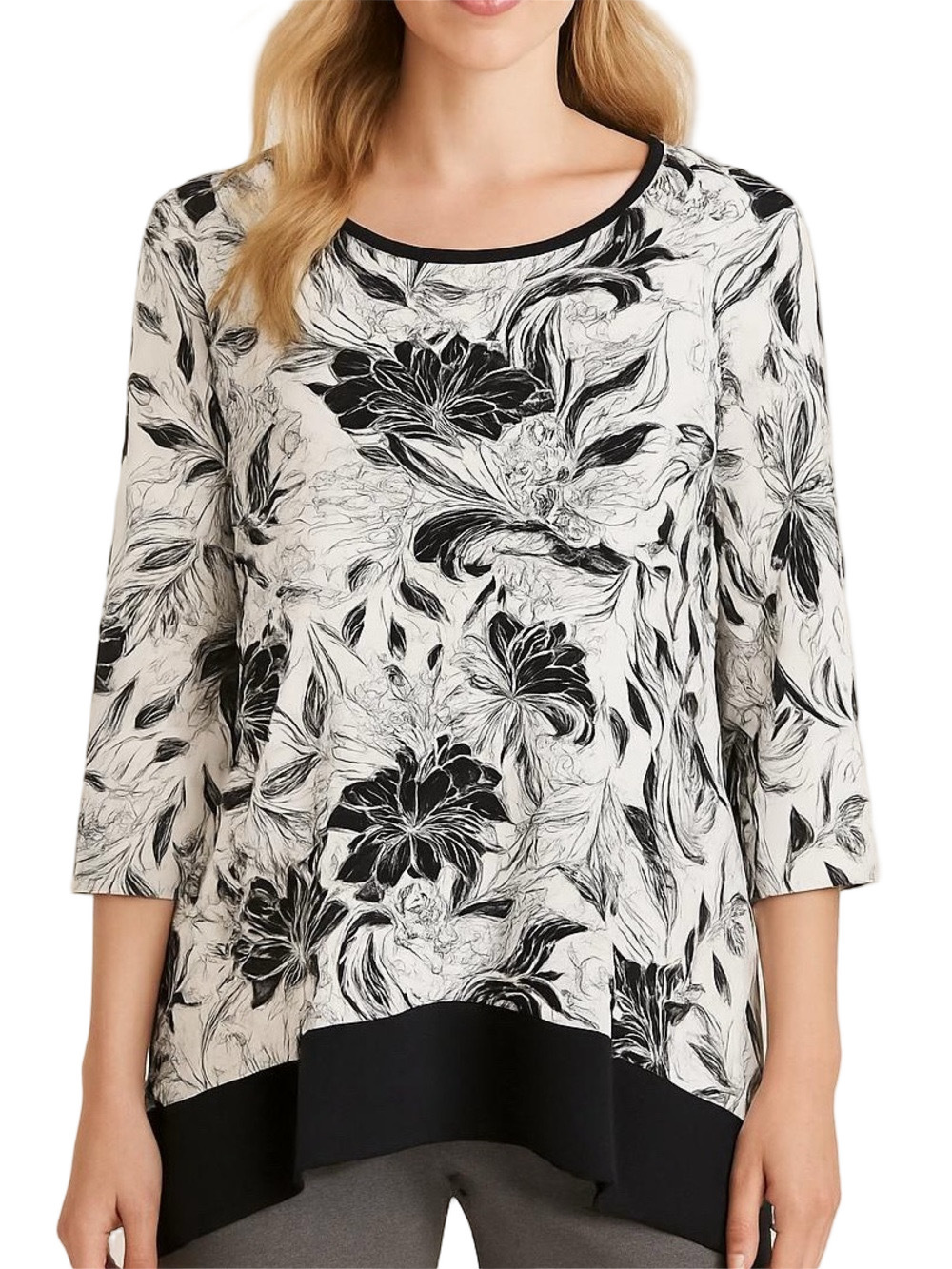 08. NWT WOMENS CHICO’S 2/L DETAIL TOP